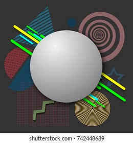 Abstract geometric background. Modern design