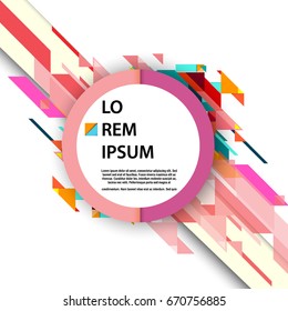 Abstract geometric background, modern diagonal background Geometric design element for poster and cover template