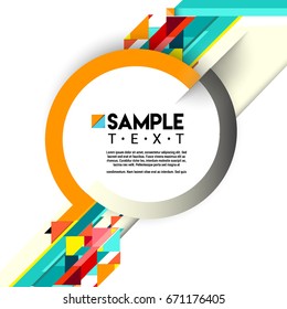 Abstract geometric background, modern diagonal background Geometric design element for poster and cover template