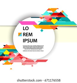 Abstract geometric background, modern diagonal background Geometric design element for poster and cover template