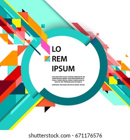 Abstract geometric background, modern diagonal background Geometric design element for poster and cover template
