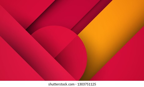 Abstract geometric background in modern layout minimalistic style. Creative colorful design concept wallpaper. Vector illustration.