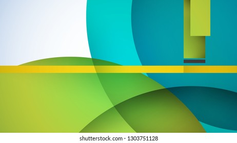 Abstract geometric background in modern layout minimalistic style. Creative colorful design concept wallpaper. Vector illustration.