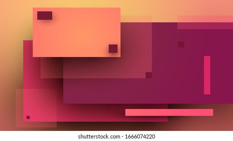 Abstract geometric background in modern layout minimalistic style. Creative colorful design concept wallpaper. Vector illustration.