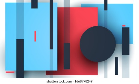 Abstract geometric background in modern layout minimalistic style. Creative colorful design concept wallpaper. Vector illustration.