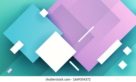 Abstract geometric background in modern layout minimalistic style. Creative colorful design concept wallpaper. Vector illustration.