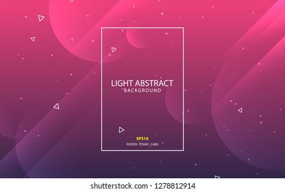 Abstract geometric background. Modern light gradient color effect. For banner, poster, flyer, cover, landing page, website. Eps10.