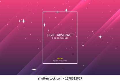 Abstract geometric background. Modern light gradient color effect. For banner, poster, flyer, cover, landing page, website. Eps10.