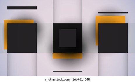 Abstract geometric background in modern minimalistic layout style. Creative colorful design concept wallpaper. Vector illustration.