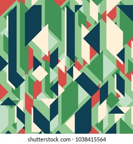 Abstract geometric background. Modern overlapping rectangles and triangles.