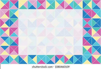Abstract geometric background. Modern overlapping triangles, vector template