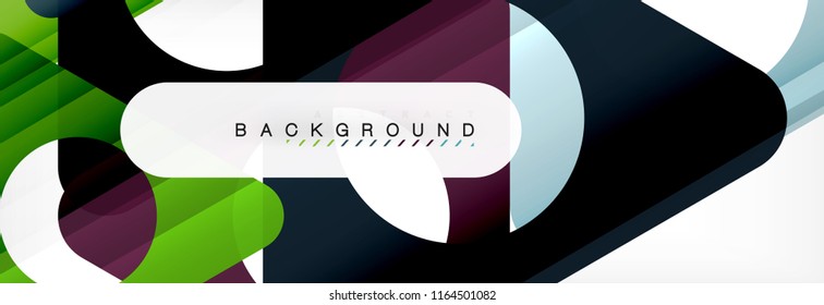 Abstract geometric background. Modern overlapping triangles. Unusual color shapes for your message. Business or tech presentation, app cover template