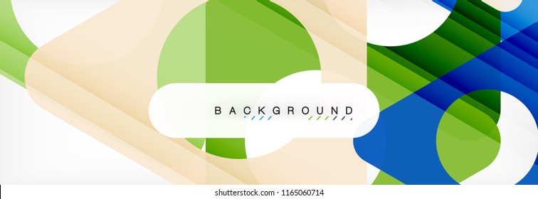 Abstract geometric background. Modern overlapping triangles. Unusual color shapes for your message. Business or tech presentation, app cover template