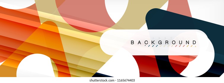 Abstract geometric background. Modern overlapping triangles. Unusual color shapes for your message. Business or tech presentation, app cover template