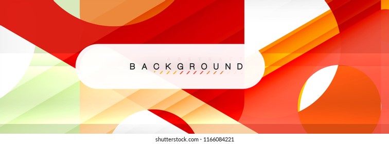 Abstract geometric background. Modern overlapping triangles. Unusual color shapes for your message. Business or tech presentation, app cover template