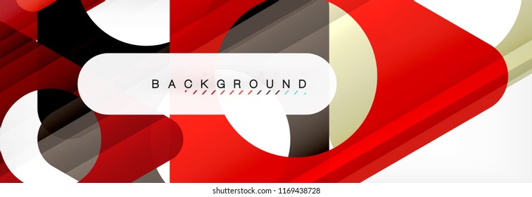 Fondo geométrico abstracto. Triángulos superpuestos modernos. Formas de color inusuales para el mensaje. Presentación empresarial o tecnológica, plantilla de portada de aplicaciones