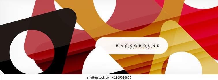 Abstract geometric background. Modern overlapping triangles. Unusual color shapes for your message. Business or tech presentation, app cover template