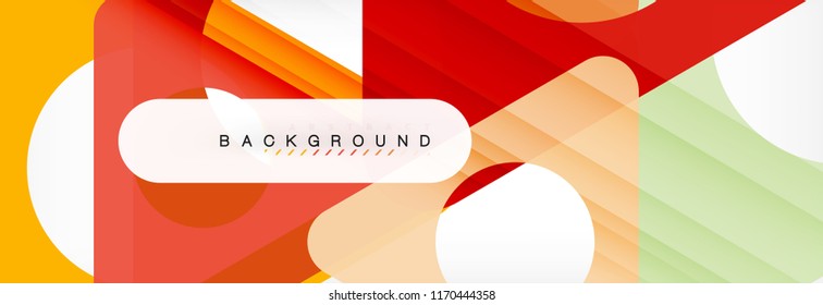 Fondo geométrico abstracto. Triángulos superpuestos modernos. Formas de color inusuales para el mensaje. Presentación empresarial o tecnológica, plantilla de portada de aplicaciones