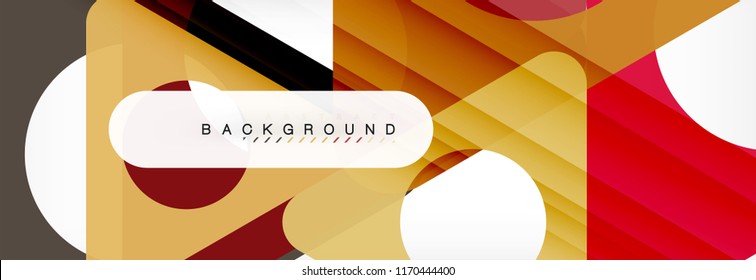 Abstract geometric background. Modern overlapping triangles. Unusual color shapes for your message. Business or tech presentation, app cover template