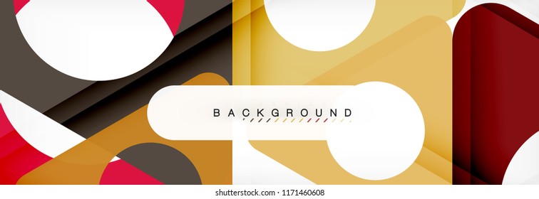 Abstract geometric background. Modern overlapping triangles. Unusual color shapes for your message. Business or tech presentation, app cover template
