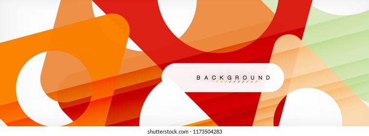 Abstract geometric background. Modern overlapping triangles. Unusual color shapes for your message. Business or tech presentation, app cover template