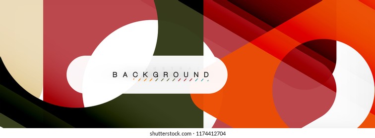 Abstract geometric background. Modern overlapping triangles. Unusual color shapes for your message. Business or tech presentation, app cover template