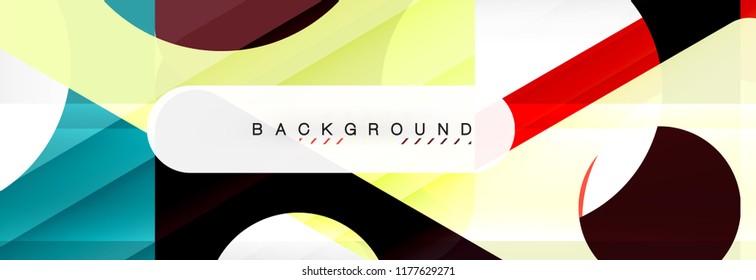 Abstract geometric background. Modern overlapping triangles. Unusual color shapes for your message. Business or tech presentation, app cover template