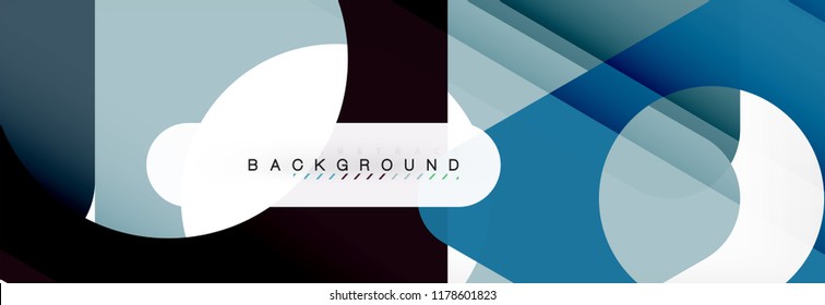 Abstract geometric background. Modern overlapping triangles. Unusual color shapes for your message. Business or tech presentation, app cover template