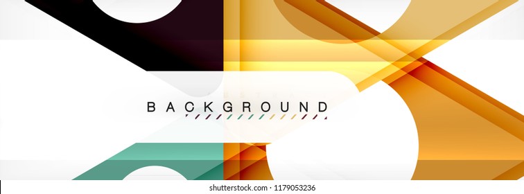 Fondo geométrico abstracto. Triángulos superpuestos modernos. Formas de color inusuales para el mensaje. Presentación empresarial o tecnológica, plantilla de portada de aplicaciones