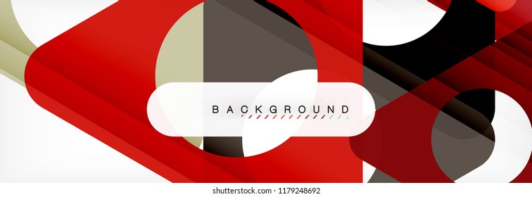 Abstract geometric background. Modern overlapping triangles. Unusual color shapes for your message. Business or tech presentation, app cover template