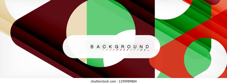 Abstract geometric background. Modern overlapping triangles. Unusual color shapes for your message. Business or tech presentation, app cover template