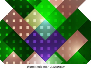 Fondo geométrico abstracto. Escuadrones solapados modernos. Formas de color más nítidas para el mensaje. Presentación de negocios o técnica. Ilustración del vector