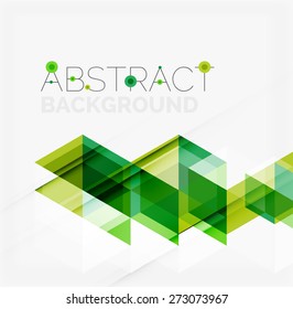 Abstract geometric background. Modern overlapping triangles. Unusual color shapes for your message. Business or tech presentation, app cover template