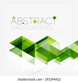Abstract geometric background. Modern overlapping triangles. Unusual color shapes for your message. Business or tech presentation, app cover template