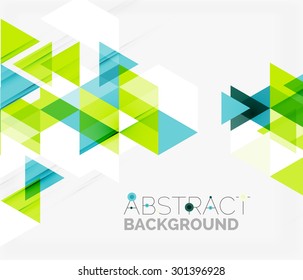 Abstract Geometric Background Modern Overlapping Triangles Stock Vector ...