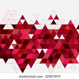 Abstract geometric background. Modern overlapping triangles. Unusual color shapes for your message. Business or tech presentation, app cover template