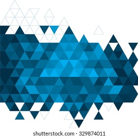 Abstract geometric background. Modern overlapping triangles. Unusual color shapes for your message. Business or tech presentation, app cover template