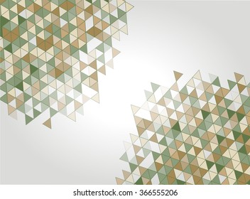 Abstract geometric background. Modern overlapping triangles