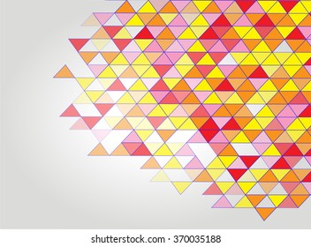 Abstract geometric background. Modern overlapping triangles