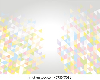 Abstract geometric background. Modern overlapping triangles