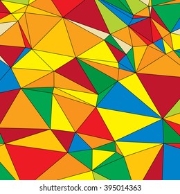 Abstract geometric background. Modern overlapping triangles