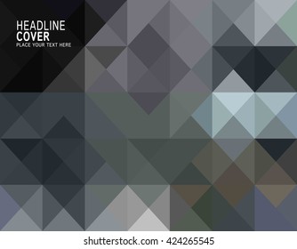Abstract geometric background.
Modern overlapping triangles.
flat vector multi-purpose style.
annual report book cover layout.
business branding concept.