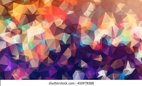 Abstract geometric background. Modern overlapping triangles
