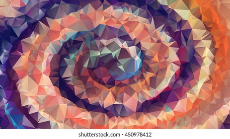 Abstract geometric background. Modern overlapping triangles