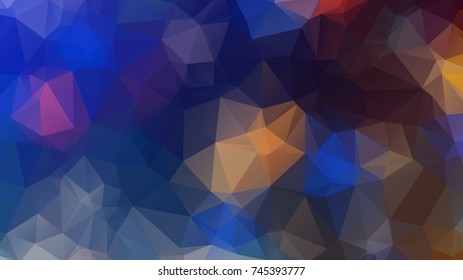 Abstract geometric background. Modern overlapping triangles .