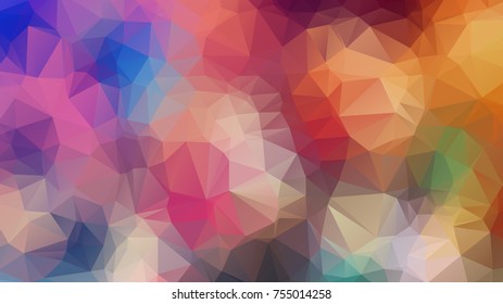 Abstract geometric background. Modern overlapping triangles .
