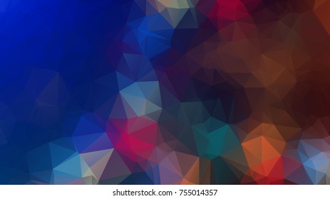 Abstract geometric background. Modern overlapping triangles .