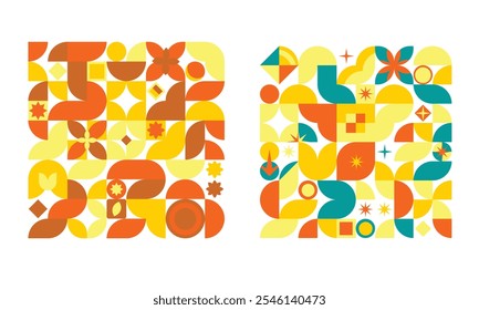 Abstract Geometric background. Modern abstract promotional flyer background vector. Perfect for Geometric poster, brochure neo pattern