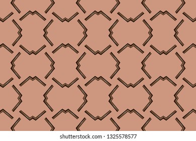 Abstract, geometric background, modern seamless pattern, wrapping paper, fashion style, and golden trendy fabric, simple ornaments, template Volumetric metal mosaic on a colored background. 