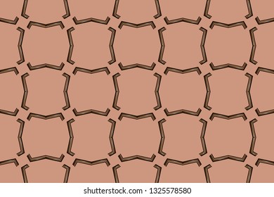 Abstract, geometric background, modern seamless pattern, wrapping paper, fashion style, and golden trendy fabric, simple ornaments, template Volumetric metal mosaic on a colored background. 